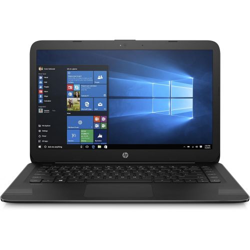 에이치피 HP Stream with an Ultra-Portable Design Laptop, 14 Screen, Intel Celeron N3060 Processor, 4GB RAM, 32GB eMMC Storage, Windows 10 Home, Office 365 Personal 1-Year Included, Jet Blac
