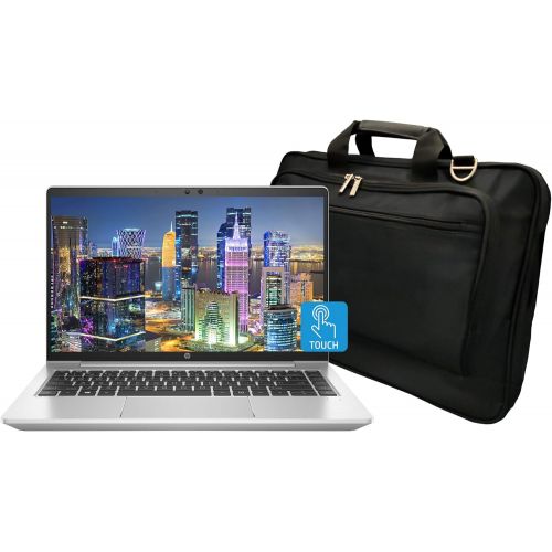 에이치피 HP ProBook 440 G8 14in Touchscreen Notebook PC Bundle with Core i3-1115G4 3.0GHz, 4GB 3200GHz DDR4, 256GB NVMe SSD, FHD Touch Display, Webcam, WiFi, Bluetooth, Win 10 Pro, and Lapt