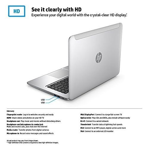 에이치피 HP Stream 14 Laptop with Beats Audio (Natural Silver) (Discontinued by Manufacturer)