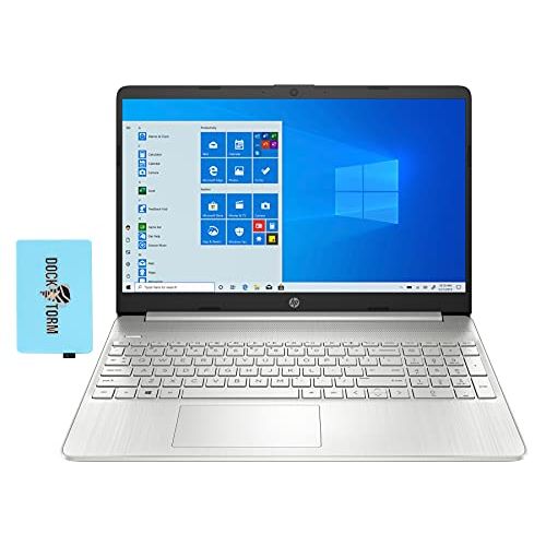 에이치피 HP 15z FHD Business Laptop (AMD Ryzen 7 5700U 8-Core, 16GB RAM, 1TB PCIe SSD, AMD Radeon, 15.6 Full HD (1920x1080), WiFi, BT Webcam, USB 3, HDMI, SD Card, Win11P) with Hub