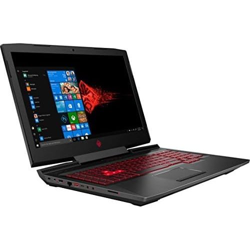 에이치피 2019 HP Omen 17.3 FHD IPS Gaming Laptop Computer 8th Gen Intel Hexa-Core i7-8750H Up to 4.1GHz 16GB DDR4 RAM 1TB HDD + 256GB PCIe SSD NVIDIA GeForce GTX 1070 8GB Backlit Keyboard W