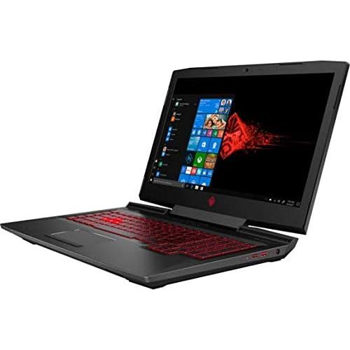 에이치피 2019 HP Omen 17.3 FHD IPS Gaming Laptop Computer 8th Gen Intel Hexa-Core i7-8750H Up to 4.1GHz 16GB DDR4 RAM 1TB HDD + 256GB PCIe SSD NVIDIA GeForce GTX 1070 8GB Backlit Keyboard W