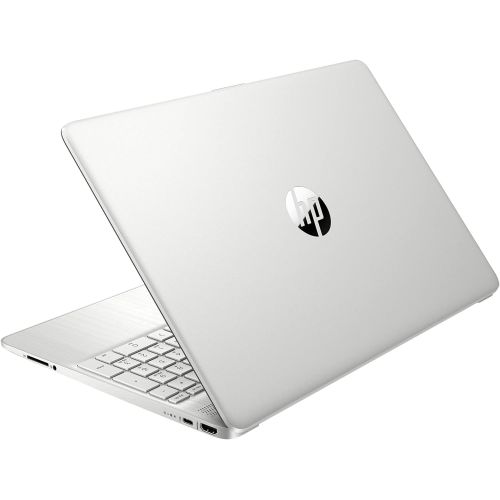 에이치피 Flagship HP 15 Business Laptop Computer 15.6 Diagonal HD Touchscreen AMD Octa-Core Ryzen 7 4700U (Beats i7-10510U) 12GB RAM 256GB SSD USB-C Webcam Win10 Silver + HDMI Cable