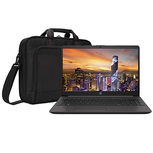 에이치피 HP 255 G8 15.6in Notebook PC Bundle with Athlon Silver 3050U up to 3.2GHz, 8GB 2400GHz DDR4, 256GB NVMe SSD, HD Display, Webcam, WiFi, Bluetooth, Win 10 Pro, and Laptop Bag