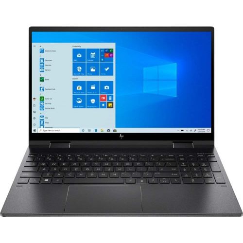 에이치피 Newest HP Envy x360 2-in-1 15.6 FHD IPS Touch-Screen Laptop, 6 Core AMD Ryzen 5-4500U, Backlit Keyboard, Fingerprint Reader, Webcam, HDMI, USB-C, WiFi 6, Black, Windows 10 (16GB RA