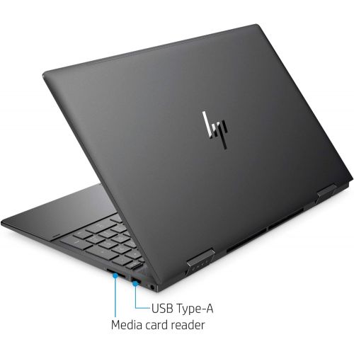 에이치피 Newest HP Envy x360 2-in-1 15.6 FHD IPS Touch-Screen Laptop, 6 Core AMD Ryzen 5-4500U, Backlit Keyboard, Fingerprint Reader, Webcam, HDMI, USB-C, WiFi 6, Black, Windows 10 (16GB RA