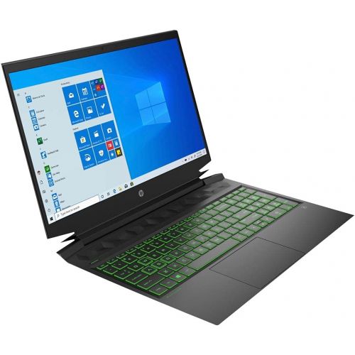 에이치피 HP Pavilion 16-a0045nr 16.1 Full HD Gaming Notebook Computer, Intel Core i5-10300H 2.5GHz, 8GB RAM, 256GB SSD, NVIDIA GeForce GTX 1650 4GB, Windows 10 Home, Free Upgrade to Windows