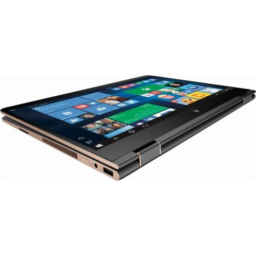 에이치피 HP Spectre x360 2-in-1 15.6 4K Ultra HD Touch-Screen Laptop, Intel i7 8th Gen CPU (8550U, QUAD CORE)- 16GB Memory - 512GB SSD - Dark Ash Silver