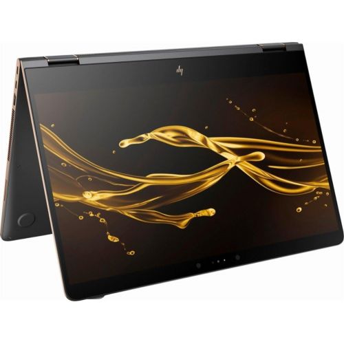 에이치피 HP Spectre x360 2-in-1 15.6 4K Ultra HD Touch-Screen Laptop, Intel i7 8th Gen CPU (8550U, QUAD CORE)- 16GB Memory - 512GB SSD - Dark Ash Silver