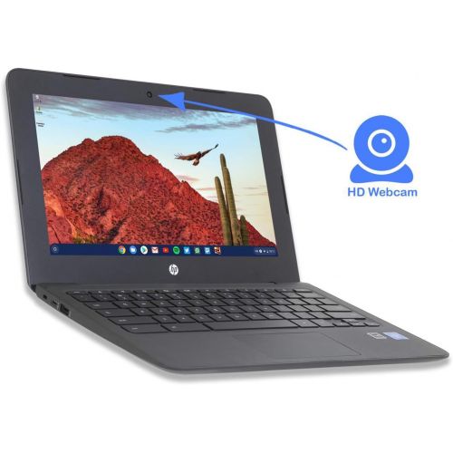 에이치피 HP 11a (1N091UA) Chromebook, 11.6 HD Display, Intel Celeron N3350 Upto 2.4GHz, 4GB RAM, 32GB eMMC, Card Reader, Wi-Fi, Bluetooth, Chrome OS