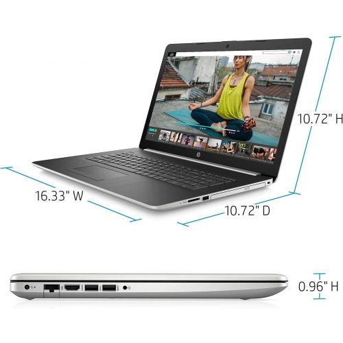 에이치피 2020 Newest HP 17 High-Performance PC laptop : 17.3 HD+ Anti-Glare Display, AMD Ryzen 3-3200 Processor, 8GB Ram, 256GB SSD, AMD Radeon Vega 3, Wifi, Bluetooth, DVDRW, HDMI, TureVis