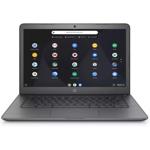 에이치피 2021 Newest HP Chromebook 14 HD Anti-Glare Screen Laptop Intel Celeron N3350 Dual Core HD Graphics 4GB DDR4 32GB eMMC USB Typc-C Lightweight up to 11 Hour Battery w/Ontrend 32GB Mi