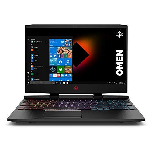 에이치피 HP Omen Gaming Laptop 15.6 - i7-9750H - 16GB RAM - RTX 2060 - 256GB SSD + 1TB Hard Drive - 144hz Refresh 1920 x 1080 Display