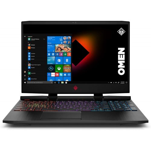 에이치피 HP Omen Gaming Laptop 15.6 - i7-9750H - 16GB RAM - RTX 2060 - 256GB SSD + 1TB Hard Drive - 144hz Refresh 1920 x 1080 Display