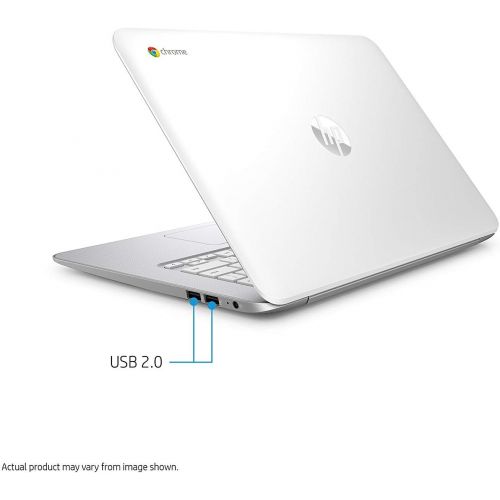 에이치피 HP 14-ak040wm 14 Chromebook, Chrome, Full HD IPS Display, Intel Celeron N2940 Processor, 4GB RAM, 16GB eMMC Drive