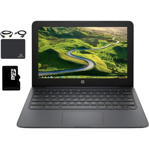 에이치피 2020 HP Premium Chromebook 11.6 HD Laptop Business & Student, Intel Celeron N3350, 4GB RAM, 32GB eMMC+128GB SD Card, HD Webcam, Bluetooth, Chrome OS, Wireless-AC,WiFi, USB-A&C, w/H