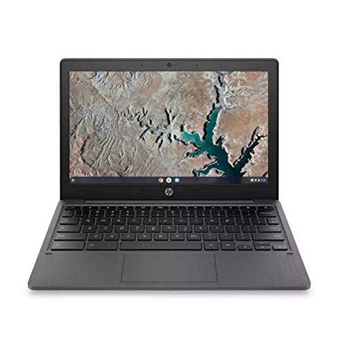 에이치피 Newest HP 11.6 HD WLED-Backlit Chromebook MediaTeck MT8183 Octa-Core 32GB eMMC 4GB Memory WiFi Chrome OS Gray with 32GB MicroSD Card Bundle