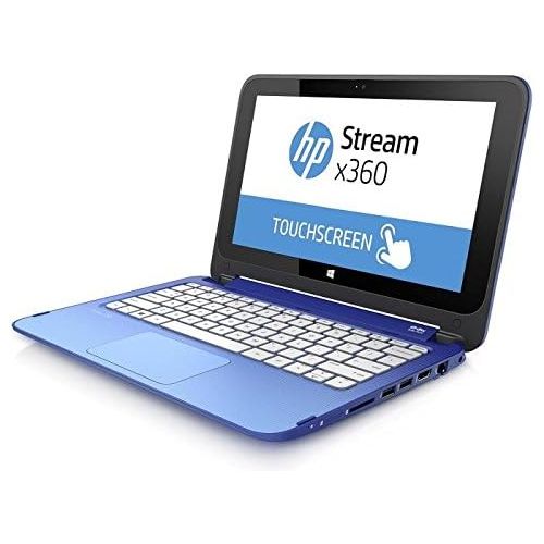 에이치피 HP Stream X360 11.6-inch Built Touch-Screen Convertible Laptop Intel N2840 up to 2.58GHz 2GB DDR3L 32GB eMMC HDD, with 1 year office 365