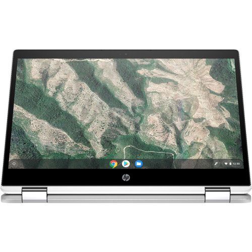 에이치피 HP 14 HD WLED-Backlit Touchscreen 2-in-1 Chromebook Laptop, Intel Celeron N4000 up to 2.6GHz, 4GB DDR4, 32GB eMMC, WiFi 5, Bluetooth, Webcam, Media Drive, USB 3.1-C, Chrome OS, 64G