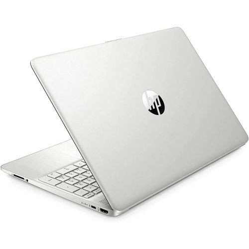 에이치피 2021 HP 15.6 HD Touchscreen Laptop, AMD Ryzen 3 3250U Processor, 4GB RAM, 256GB SSD, Backlit Keyboard, HDMI, AMD Radeon Graphics, Windows 10 S, Natural Silver, W/ IFT Accessories