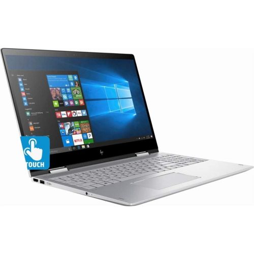 에이치피 HP Flagship Envy x360 2-in-1 15.6 inch FHD IPS Touchscreen Laptop, Intel i7-8550u Quad-Core, Intel 512GB PCIe Nvme SSD, 16GB DDR4, Backlit Keyboard, 802.11ac WiFi, USB C, HDMI, Blu