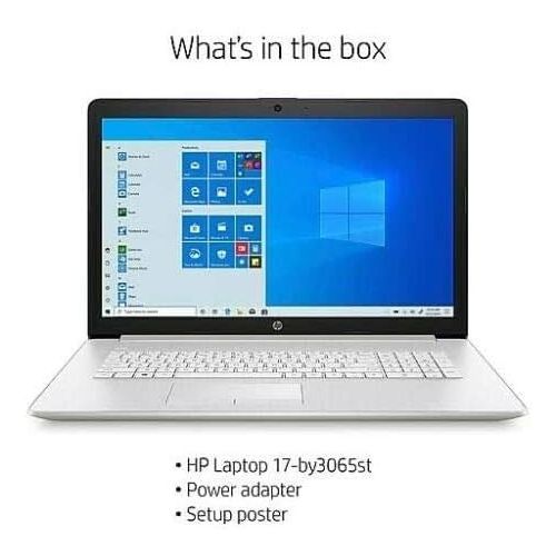 에이치피 HP 17-by3065st 17.3 Notebook Intel Core i5-1035G1 - 8GB DDR4 - 128GB SSD + 1TB HDD - Intel UHD Graphics - Windows 10 - Silver - New