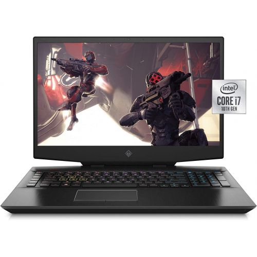 에이치피 HP OMEN New 15 Gaming Laptop, 15.6 Full HD, Intel Core i7-10750H, NVIDIA GeForce RTX 2070 with Max-Q (8 GB), 16 GB DDR4 RAM, 1TB 7200 RPM SATA Hard Drive and 512 GB SSD Storage, RG