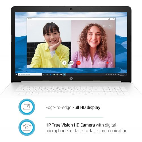 에이치피 HP 17 Business Laptop Computer, 11th Gen Intel Core i3-1115G4, 17.3 FHD Display, Windows 11 Pro, 8GB RAM 256GB SSD, HDMI, Wi-Fi, Bluetooth, Webcam, 32GB Durlyfish USB Card