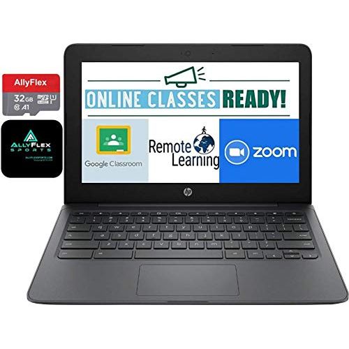 에이치피 2020 Newest HP Chromebook 11.6 HD Laptop for Business and Student, Intel Celeron N3350, 4GB Memory, 64GB Space(32GB eMMC+32GB MemoryCard), Webcam, USB-C, WiFi , Bluetooth, Chrome O