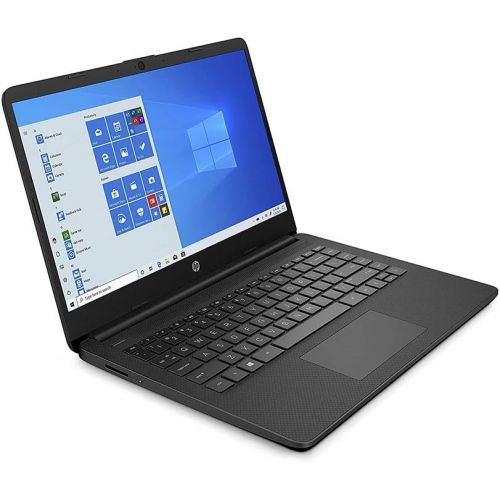 에이치피 2021 HP 14 HD 60Hz Laptop Computer, AMD 3020e Processor, 4GB RAM, 64GB eMMC Storage, AMD Radeon Graphics, HD Webcam, 1-Year Office, Long Battery Life, Windows 10 S, Jet Black, 32GB