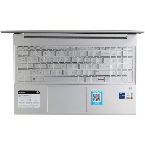 에이치피 HP Pavilion 15.6 Laptop - Silver, Intel Core i7-1165G7 Processor; 16GB RAM; 512GB SSD; Intel Iris Xe Graphics