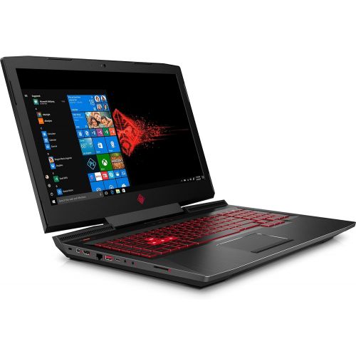 에이치피 HP Omen 17t Gaming Laptop: Core i7-8750H, 16GB RAM, NVidia GTX 1070, 17.3 Full HD 144Hz G-SYNC IPS Display, 128GB SSD + 1TB HDD