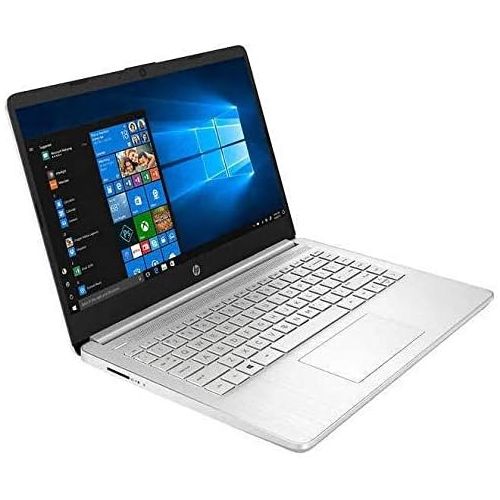 에이치피 Newest HP Laptop 14 Full HD Display 10th Gen Intel Core i7-1065G7 4-core 12GB DDR4 Memory 512GB PCIe SSD Backlit Keyboard HDMI Windows 10 Home Silver Bundled with 32GB PCS USB Card