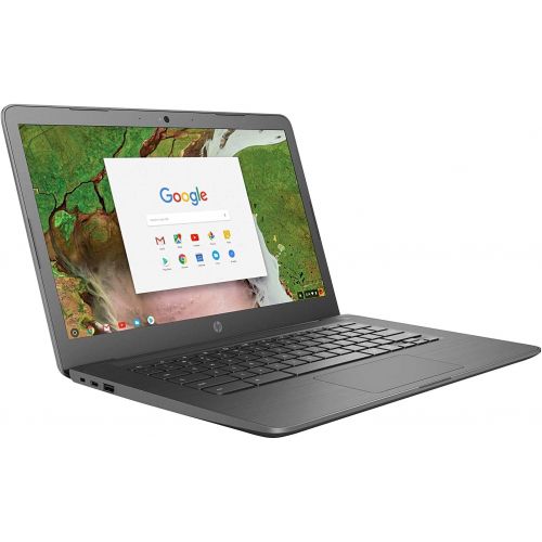 에이치피 2021 HP Chromebook 14-inch Touchscreen Laptop Computer, Intel Celeron N3350, 4 GB RAM, 32 GB eMMC, Chrome OS, WiFi, Webcam, USB Type-C, Bluetooth, 10 Hrs Battery+AlleFlex MP