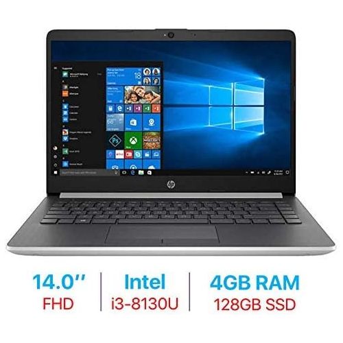 에이치피 2019 HP 14-inch FHD (1920x1080) IPS Laptop PC (Intel Core i3-8130U Up to 3.4GHz Processor, 802.11 ac WiFi, Bluetooth, Webcam, USB 3.1 Type-C, HDMI, Windows 10, 4GB DDR4 RAM 128GB S