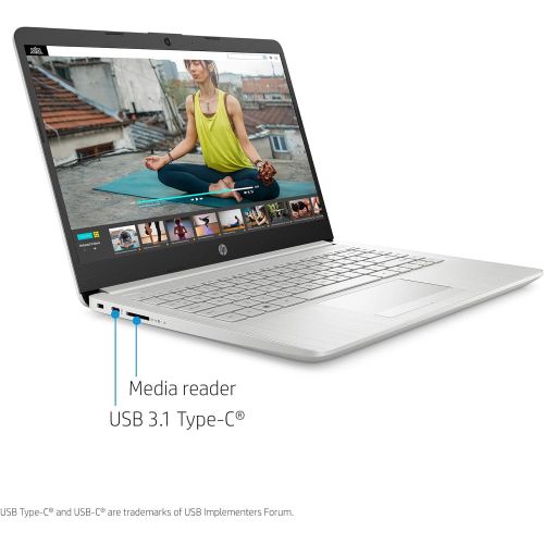 에이치피 2021 Newest HP 14 HD Laptop Computer, AMD Ryzen 3 3250U up to 3.5GHz (Beat i5-7200U), 8GB DDR4 RAM, 128GB SSD+500GB HDD, WiFi, Bluetooth, HDMI, Webcam, Windows 10 S, AllyFlex MP, O