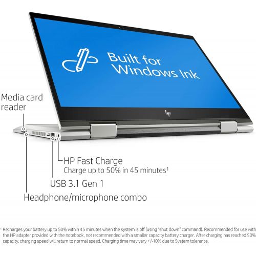 에이치피 HP Envy X360 Convertible 15-Inch FHD Touchscreen Laptop with Fingerprint Reader, 8th Gen Intel Core i7-8565U, 8 GB SDRAM, 512 GB Solid-State Drive, Windows 10 Home (15-cn1020nr, Na