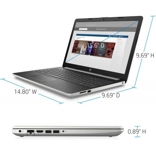 에이치피 HP 15.6-inch WLED-Backlit Touch Screen Laptop Intel i7-8550U Processor 32GB DDR4 Memory 1TB SSD +1TB HDD Windows 10 Home in S Mode Silver with Woov Accessory Bundle