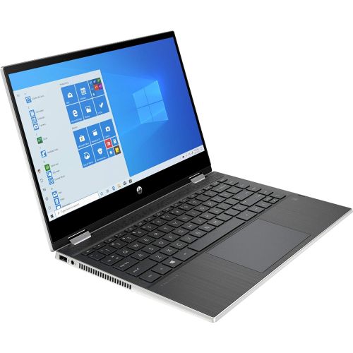 에이치피 2020 HP - Pavilion x360 2-in-1 14 HD Touch-Screen Business Convertible Laptop - Intel Core i3-1035G1 - 8GB Memory - 256GB SSD - Win10 Pro - Natural Silver - w/ RATZK 32GB USB Drive