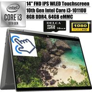 HP Chromebook x360 2-in-1 Latest Laptop?I 14 FHD IPS Touchscreen I Intel Core i3-10110U ( i5-7200U) I 8GB DDR4 64GB eMMC I Backlit?KB FP B&O Chrome OS + 16GB Micro SD Card