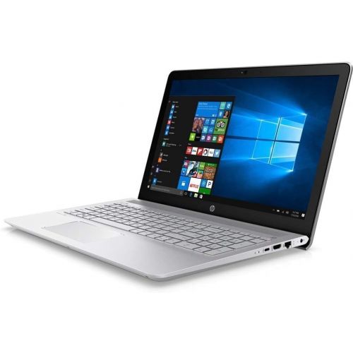 에이치피 HP 15.6 inch HD Laptop, Intel Core i5-7200U Processor 2.5GHz, 12GB DDR4 RAM, 1TB HDD, HDMI, Bluetooth, SuperMulti DVD, WiFi, HD Webcam, Windows 10 -Turbo Silver