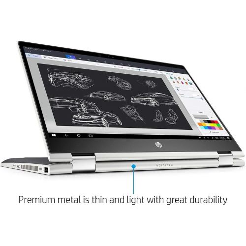 에이치피 HP Pavilion X360 2-in-1 14 HD WLED-Backlit Touch Screen Display Laptop Intel Core i5-8265U Quad-Core 8GB DDR4 512GB SSD HDMI Intel UHD Graphics 620 Windows 10