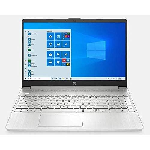 에이치피 HP 15.6-inch HD Touchscreen Micro-Edge Laptop PC, Intel Dual-Core i3-1005G1 Processor, 8GB DDR4, 128GB Solid State Drive, Bluetooth, Webcam, HDMI, Silver, Windows 10