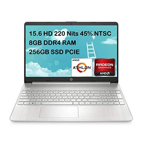 에이치피 2021 HP 15 15.6 High Performance Laptop Computer, AMD Athlon Gold 3150U up to 3.3GHz (Beat i3-8130U), 8GB DDR4 RAM, 256GB PCIe SSD, 802.11AC WiFi, Bluetooth 4.2, Windows 10 with Al