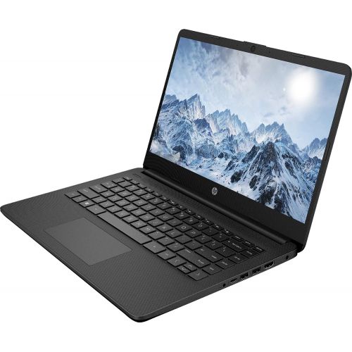 에이치피 2021 HP 14 inch HD Laptop for Business and Student, Intel Celeron N4020 (up to 2.8GHz), 4GB RAM, 64GB Storage, 1 Year Office 365 Personal, Webcam, HDMI, Wi-Fi, Win10 S, w/128GB SD