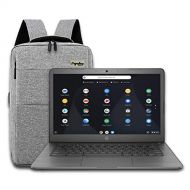 2021 HP 14 Lightweight Chromebook AMD A4-Series Processor, 4GB RAM, 32GB eMMC Storage, Webcam, WiFi, Chrome OS (Google Classroom or Zoom Compatible) Gray/Legendary Accessories