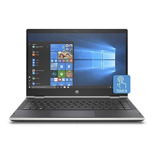 에이치피 HP Pavilion X360 14-Inch Convertible Touchscreen Laptop, 8th Gen Intel Core I5-8265U, 8 GB RAM, 512 GB Solid-State Drive, Windows 10 Home (14-cd1020nr, Natural Silver)