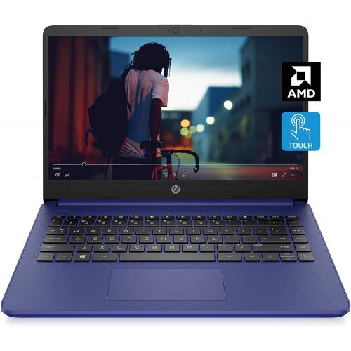 에이치피 HP 14 Laptop, AMD 3020e, 4 GB RAM, 64 GB eMMC Storage, 14-inch HD Touchscreen, Windows 10 Home in S Mode, Long Battery Life, Microsoft 365, (14-fq0040nr, 2020)