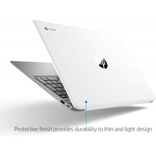 에이치피 HP Chromebook 15-Inch Laptop, Micro-EDGE Touchscreen, Dual-Core Intel Pentium Gold 4417U Gold Processor, 4 GB SDRAM, 64 GB eMMC Storage, Chrome OS (15-de0010nr, Ceramic White/Miner