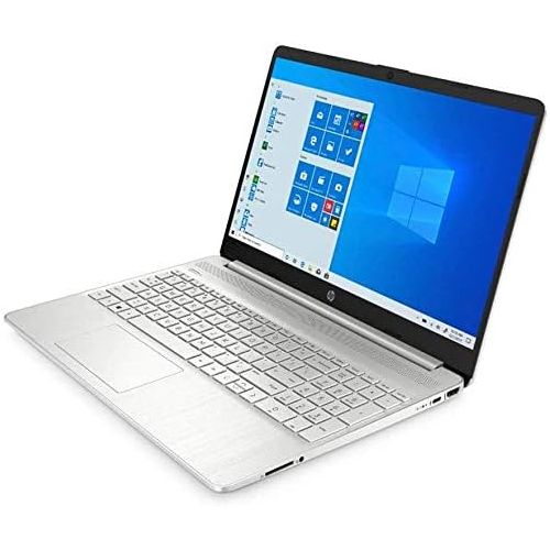 에이치피 2021 HP 15.6 FHD IPS Touchscreen Laptop PC, Intel Core i5-1035G1 Processor, 12GB RAM, 256GB SSD, Intel UHD Graphics, Webcam, HDMI, Wi-Fi, Windows 10, Silver, w/ IFT 32GB USB 3.0 Dr